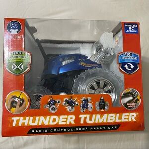 Thunder Tumbler Blue Kids RC Rally Car by Blue Hat